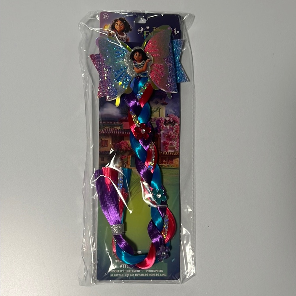 #788 Claire's Magical Multicolor Hair Braid with Bow